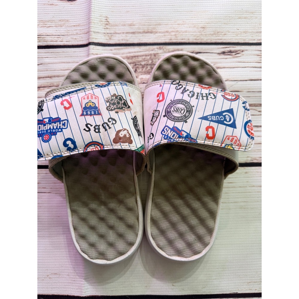 Chicago Cubs MLB ISlide‎ Sandals Kids Size 3 2016 World Series Champions Slides
